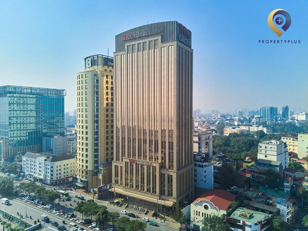 Tòa nhà BRG Tower nhìn từ trên cao.